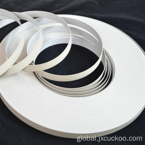 Natural Wood Pvc Edge Banding Thick Wood Woodworking Edge Banding Tape Strip Trim Factory